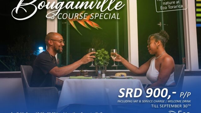 Eco Torarica – 3 course special