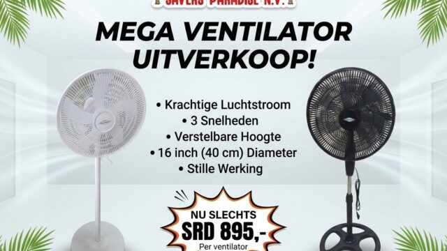 Savers Paradise – Ventilator Actie
