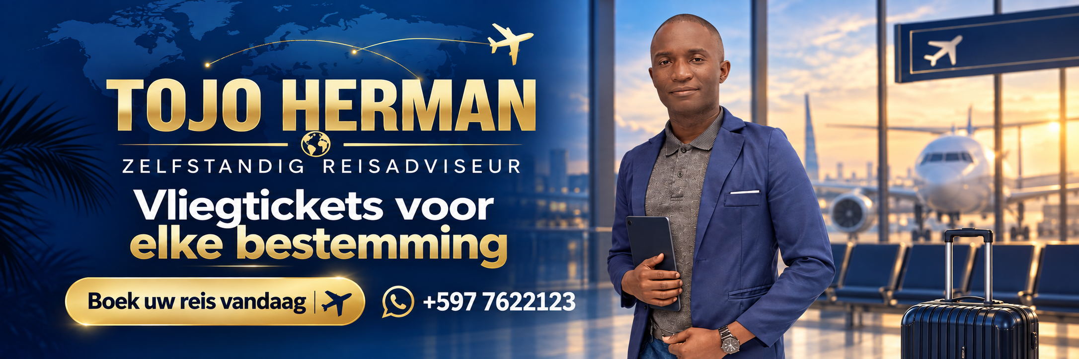Zelfstandig Reisadviseur Tojo Herman