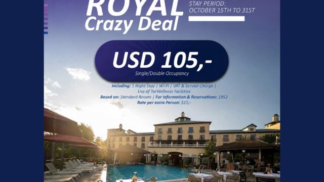 Royal Torarica Crazy Deal – USD 105 per nacht